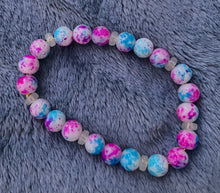 Load image into Gallery viewer, Marbled Glass Bead Bracelets
