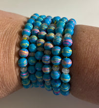 Load image into Gallery viewer, Marbled Glass Bead Bracelets
