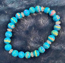 Load image into Gallery viewer, Marbled Glass Bead Bracelets
