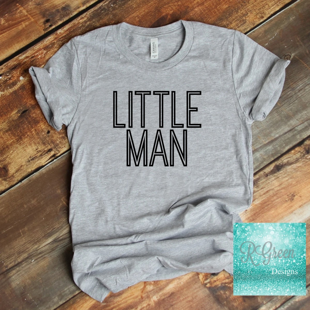 Little Man  (Black Font)